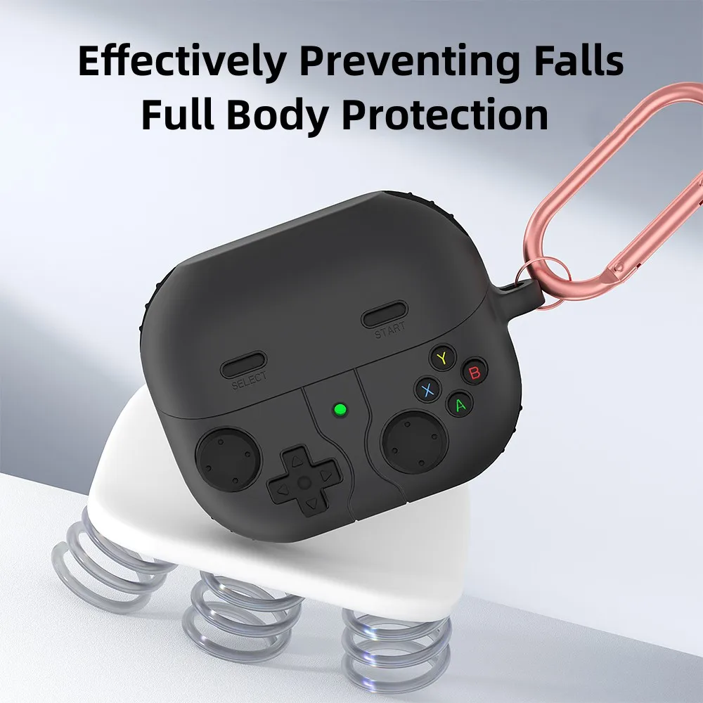 Samsung Galaxy Buds 3Pro Case ، ملحقات سماعة Consol ثلاثية الأبعاد للعبة الكرتون ، غطاء مع خطاف ، جديد ،