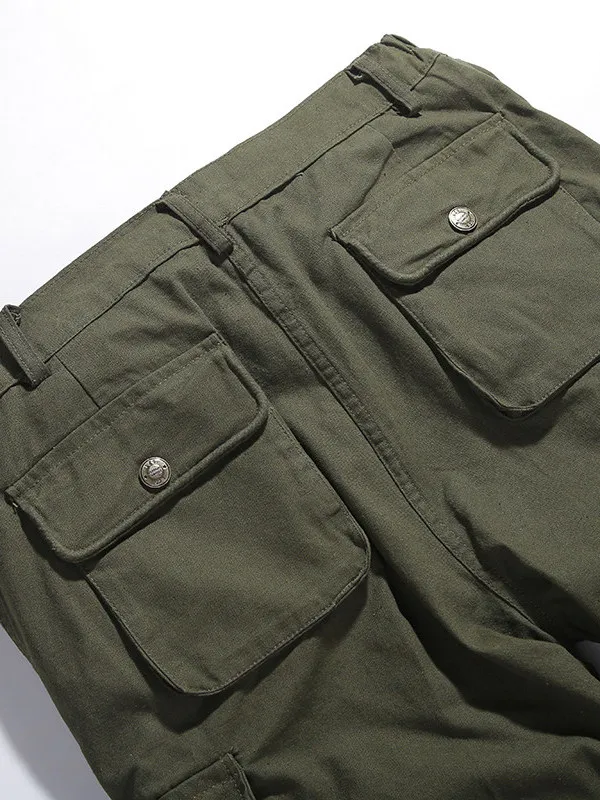 

Pure Cotton Wear-Resistant Work Trousers Loose Training Pants Construction Site Labor Protection Pants Anti-Scalding W W...