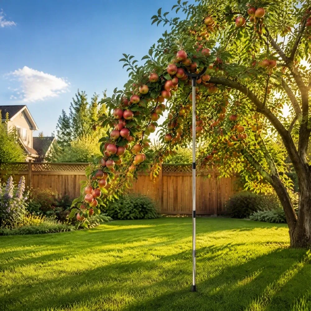 Stainless Steel Tree Support Stake Sturdy 1.5m/1.9m Branch Support Brace Durable Prevent Breakage Garden Plant Stake