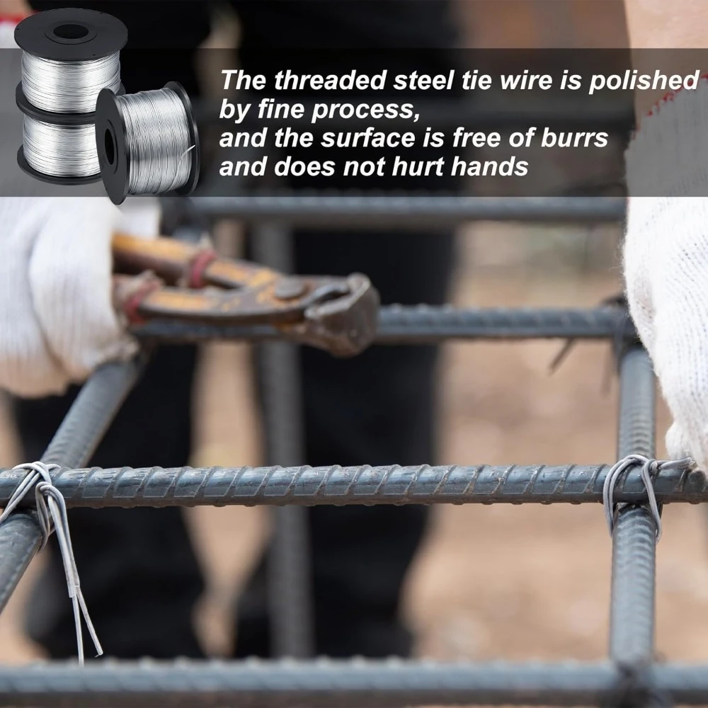 0.8 مللي متر قطر حديد التسليح التعادل سلك لفائف 5 لفة المضادة للأكسدة أداة صناعية طول 110 متر لتغليف المنتجات الحرف اليدوية