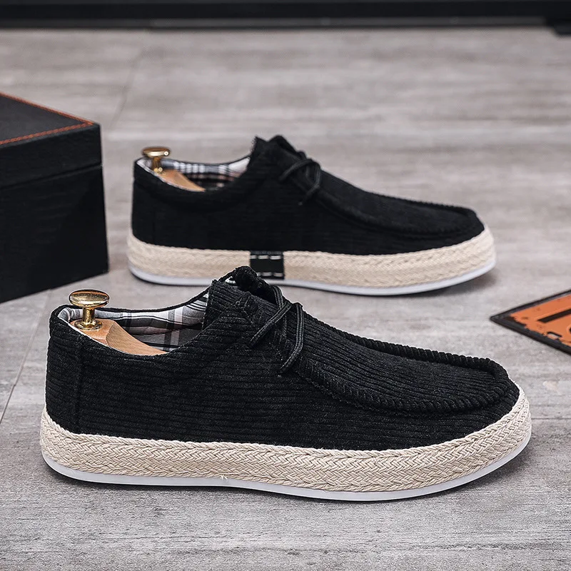 Fashion Casual Shoes for Men 2024 New Comfortable Canvas Loafers Versatile Men\'s Sneakers Outdoor Breathable Men Walking Shoes