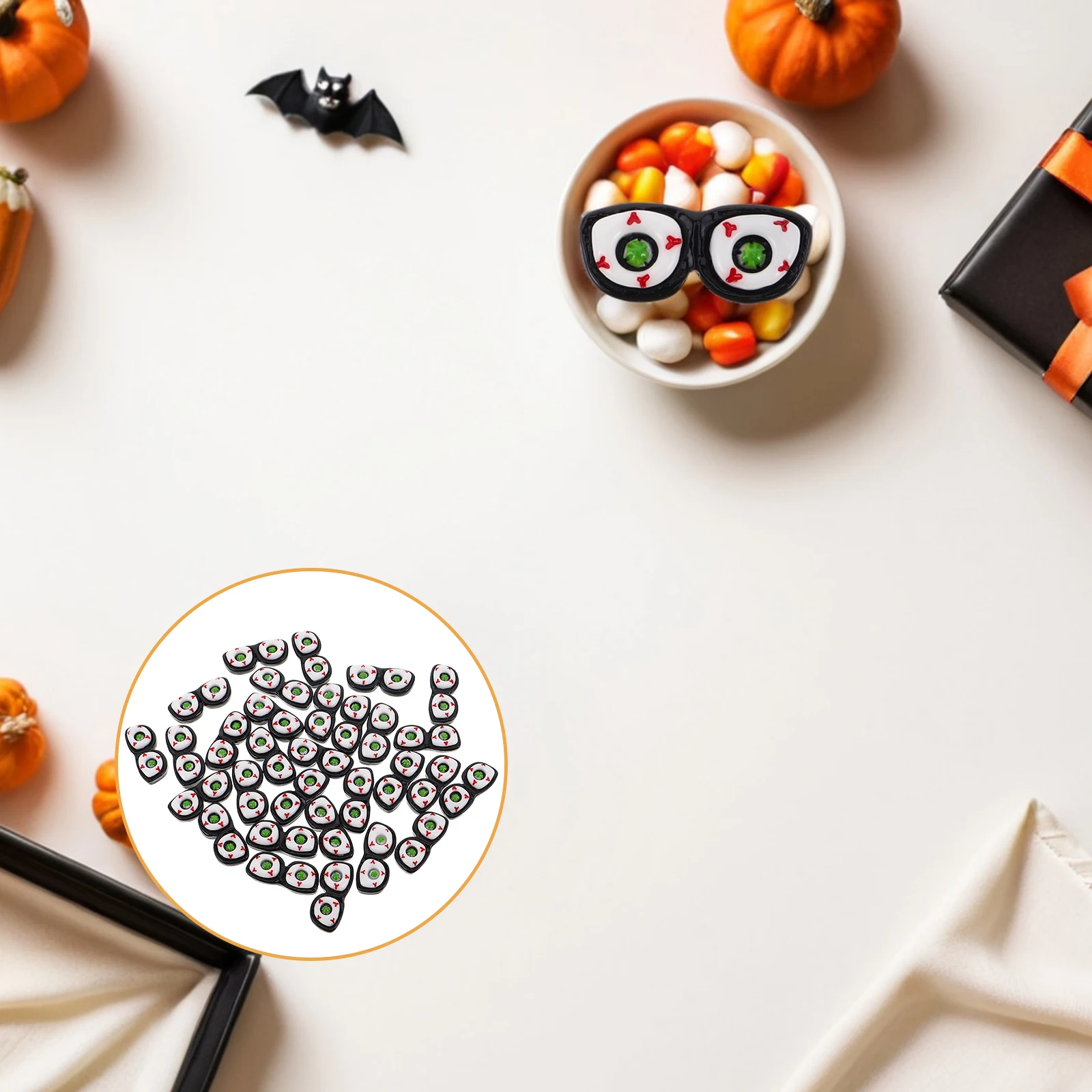 

30 Pcs Horror Glasses DIY Crafts Fake Eye Balls Eyeballs Plastic Cartoon Acrylic Eyes