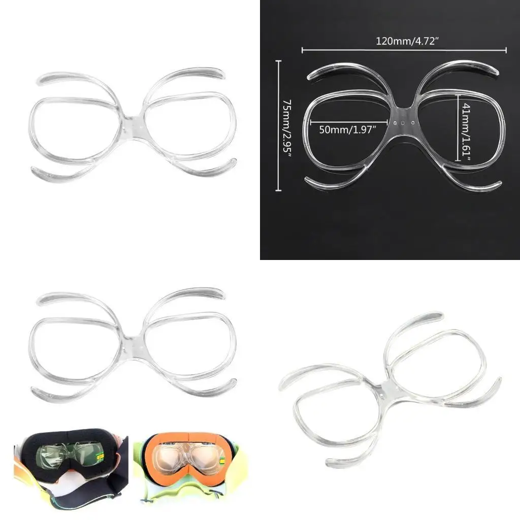 

R6FE Рецепт лыж Ski Goggle Ski Sport Sport Gustable Ski Goggles Вставьте оптический адаптер