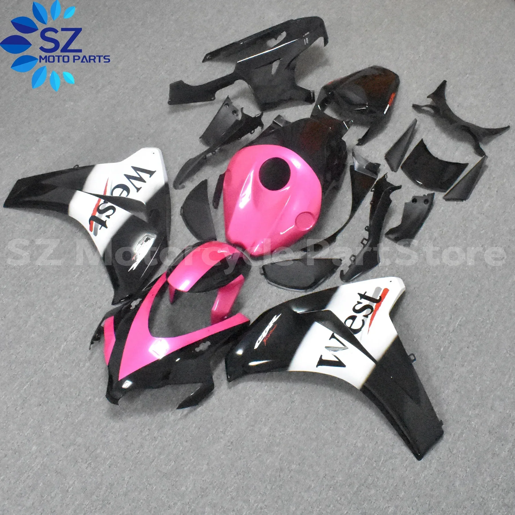 4Gifts 신형 ABS 전체 페어링 키트 혼다 CBR1000RR 2008 2009 2010 2011 08 09 10 11 바디워크 세트 레드 쿨