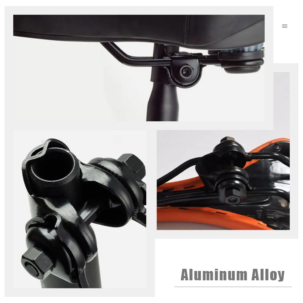 

Saddle Clamp Code Bike Seat Post Screw Connectors Aluminum Tube Folding Seatpost Clamps Pipe Clips Mountain