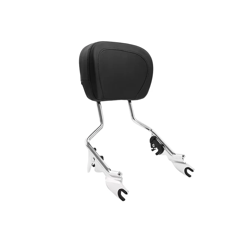 Black Detachables Backrest Sissy Bar Luggage Rack For Harley Touring Road King Ultra CVO Street Glide FLHR FLHX FLHT 2009-2025