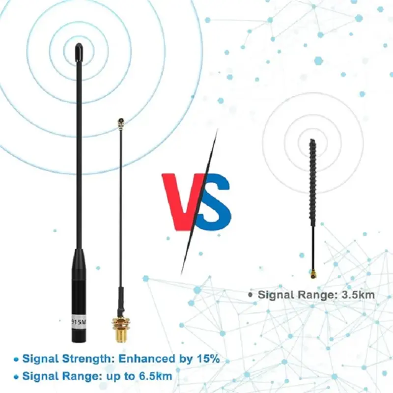FULL-Wifi Halow Antenna 915Mhz 10Dbi Omni Whip Antenna-SMA Soft Antenna For Meshtastic Lora For Heltec V3 V4 Wio Tracker L1