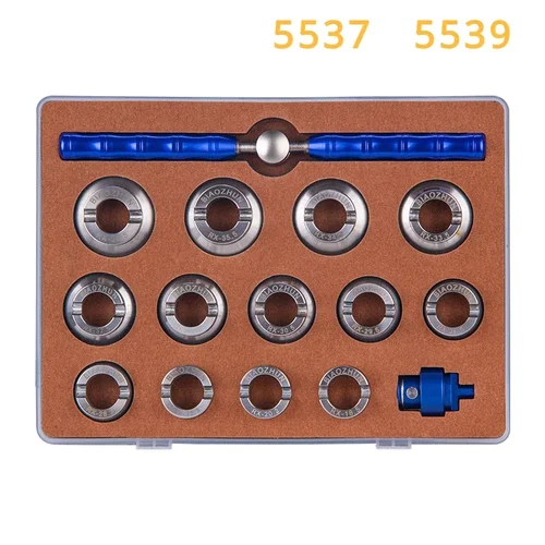 Imagen 2 del producto 5537 5539 Caja de reloj de aleación abridor trasero DIe cubierta ranurada impermeable adecuada para herramienta removedora de relojes Rolex 18,5mm-36,5mm W3739