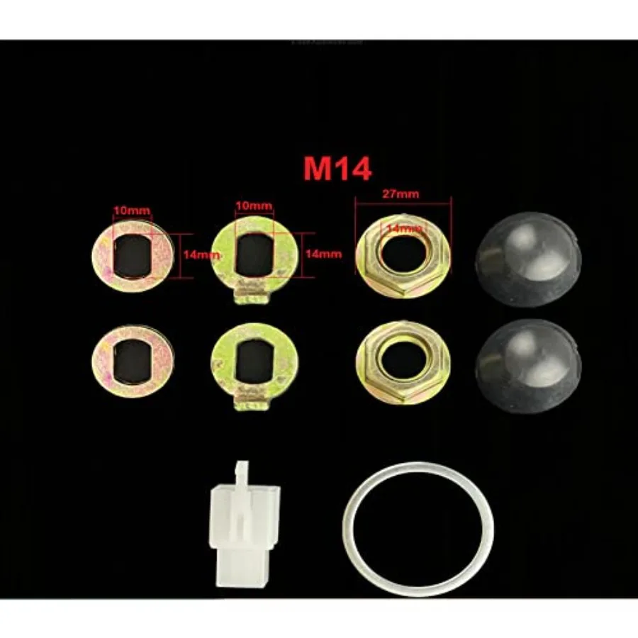 14 مللي متر طقم مسامير ربط ل EBike محور المحرك غسالة رمح غطاء برغي الجوز مجموعة للمحركات الكهربائية العادية ycle #3