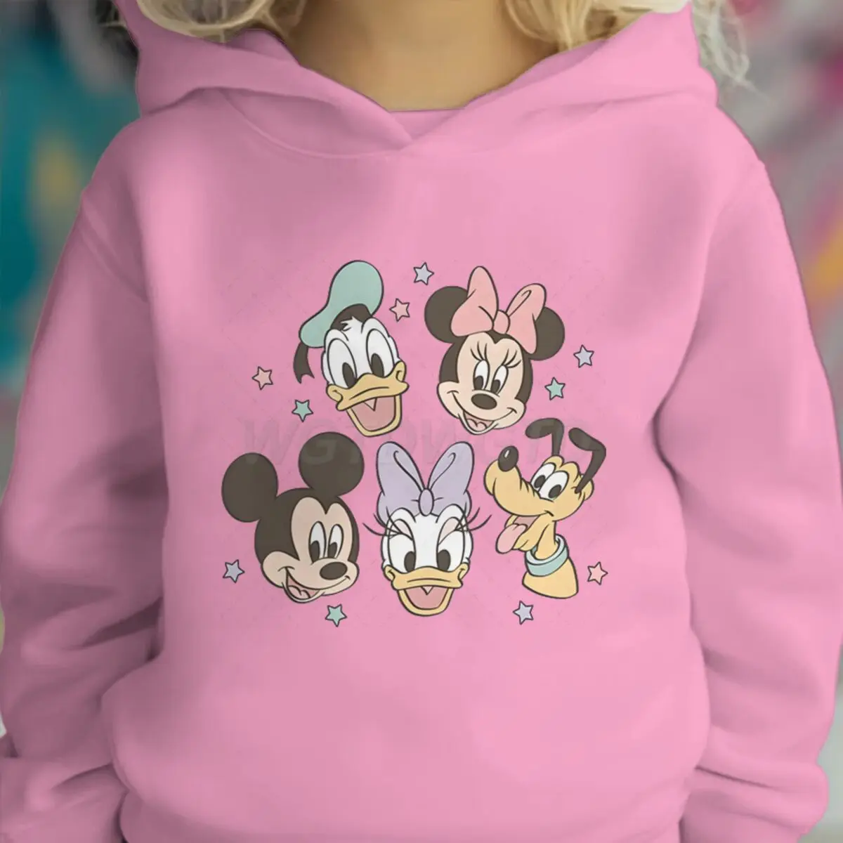 

Kids Mickey Minnie Mouse Hooded Top Children's Clothing Girl Boy Kawaii Cartoon Sweatshirt Mickey & Friends Clothes Girl Outfits