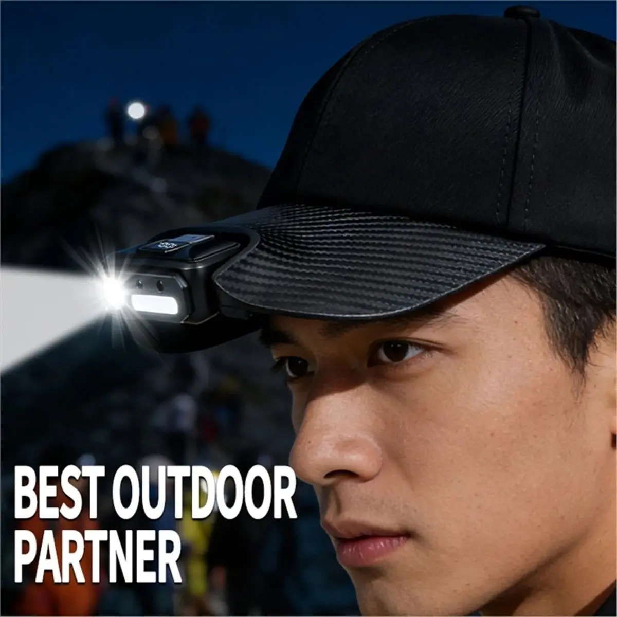 618 Mega Sale Baseball Cap Sensor HeadLamp Hat Light Clip USB Charging Cap Clip on Baseball Caps Flashlight Night Fishing Lights