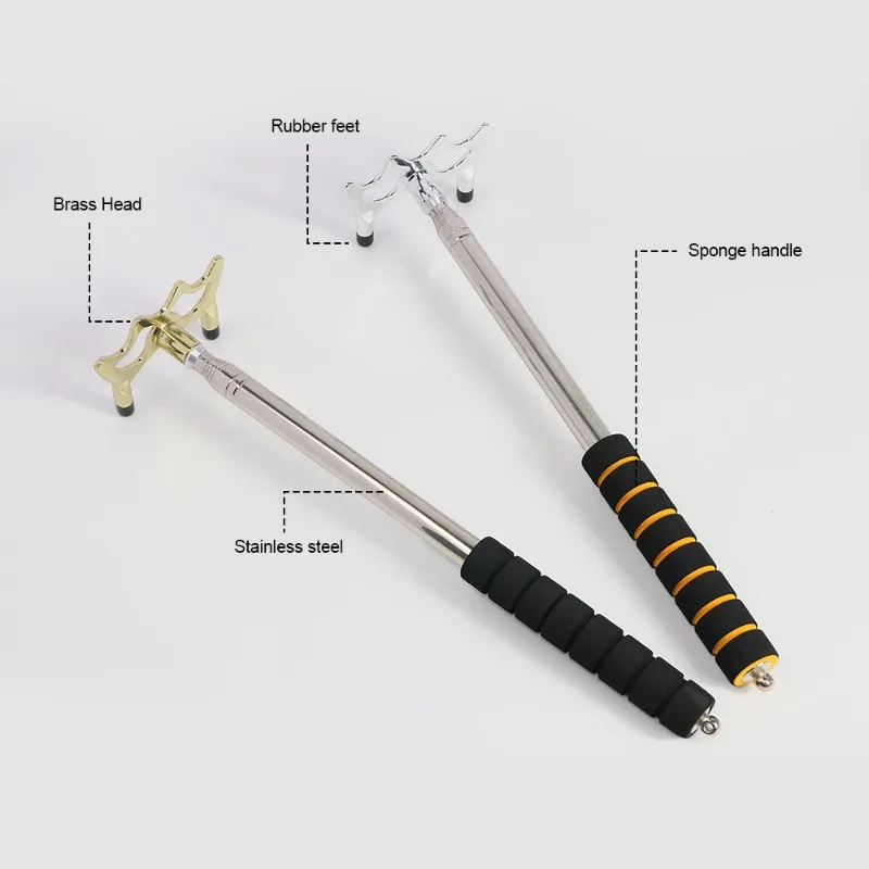 1Pc Telescopic Stainless Steel Billiard Cue Detachable Tip Non Slip Retractable Pool Cue for Competition Game
