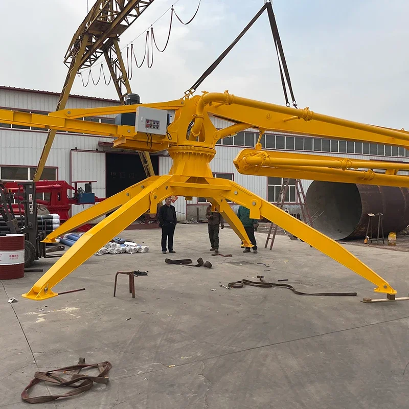 Factory Supply Concrete Pump Distributor Mobile Hydraulic Spider Concrete Placing Boom Concrete Spreader