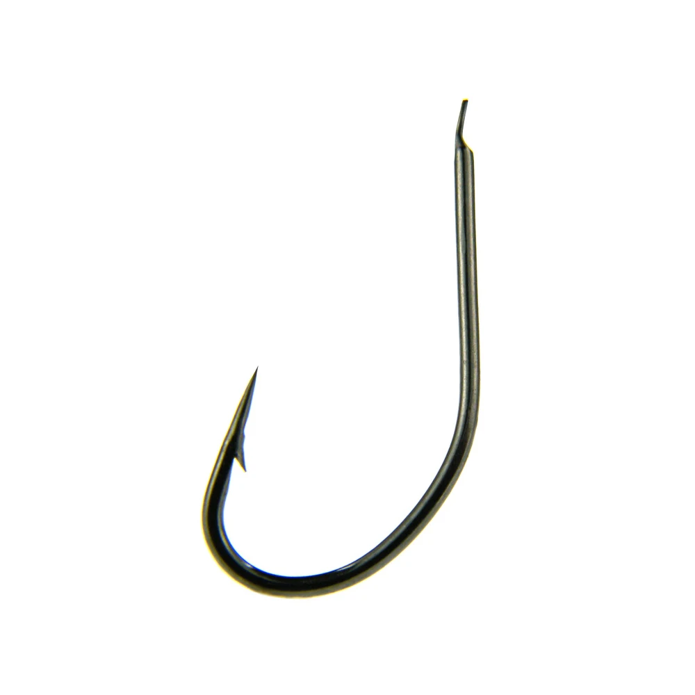 50-100 boxed MARUSEIGO fishhook crooked mouth with barbed sharp black high carbon steel wild fishing hooks