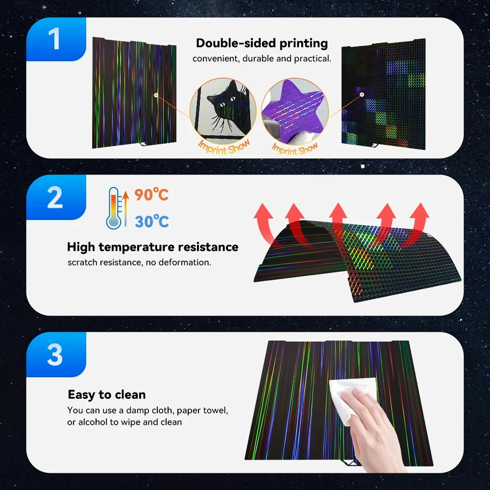 K1 Max Build Plate For Creality K1C Bed Creality k1 Build Plate H1H PEO PEY PEI Sheet 235x235 310x315 Ender 3 S1 Ender 3 V3 Se view 5