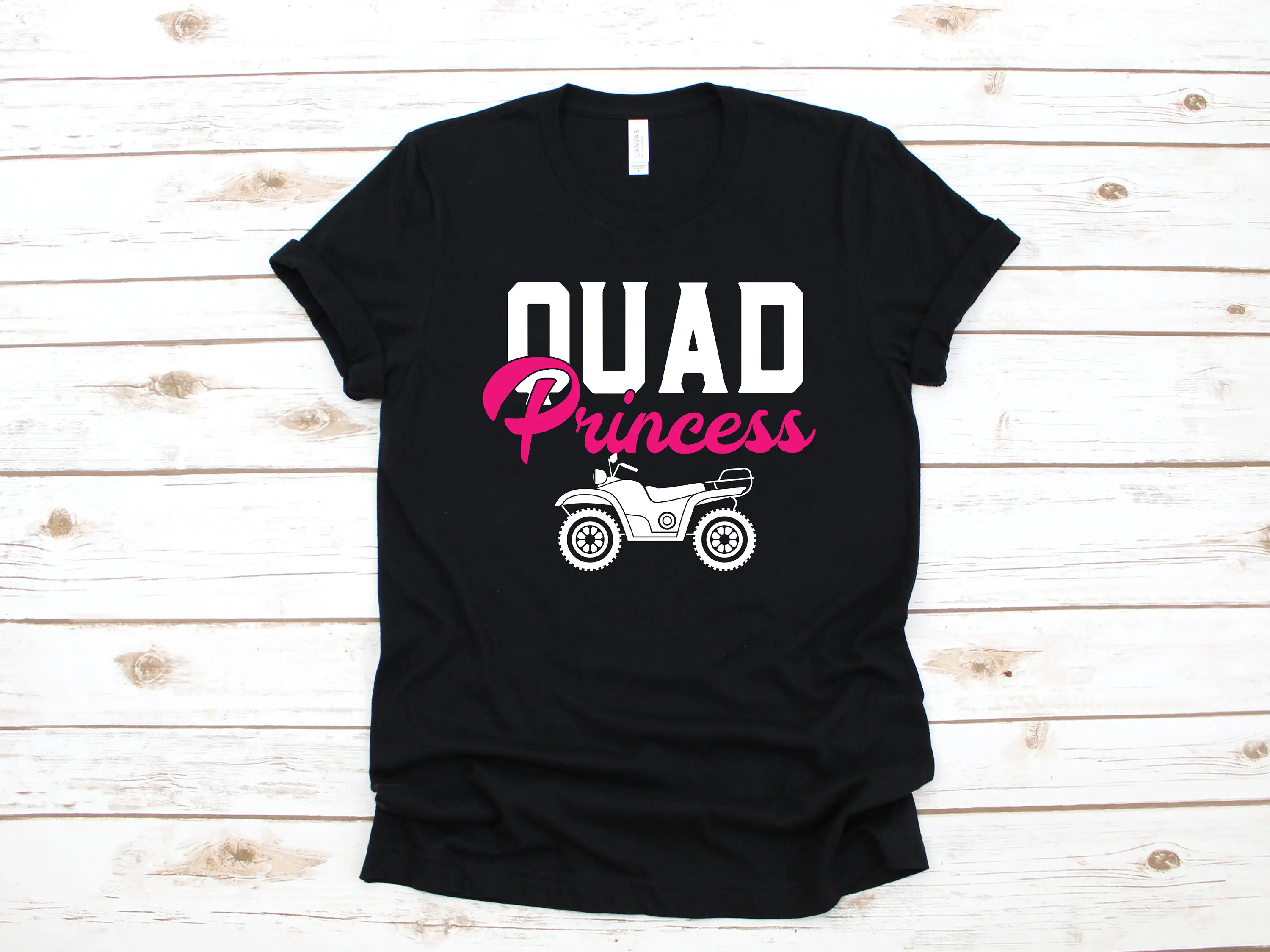 Quad Princess T Shirt Cute Girl ATV 4 Wheeler Long Sleeve Four SweaT Children Kids