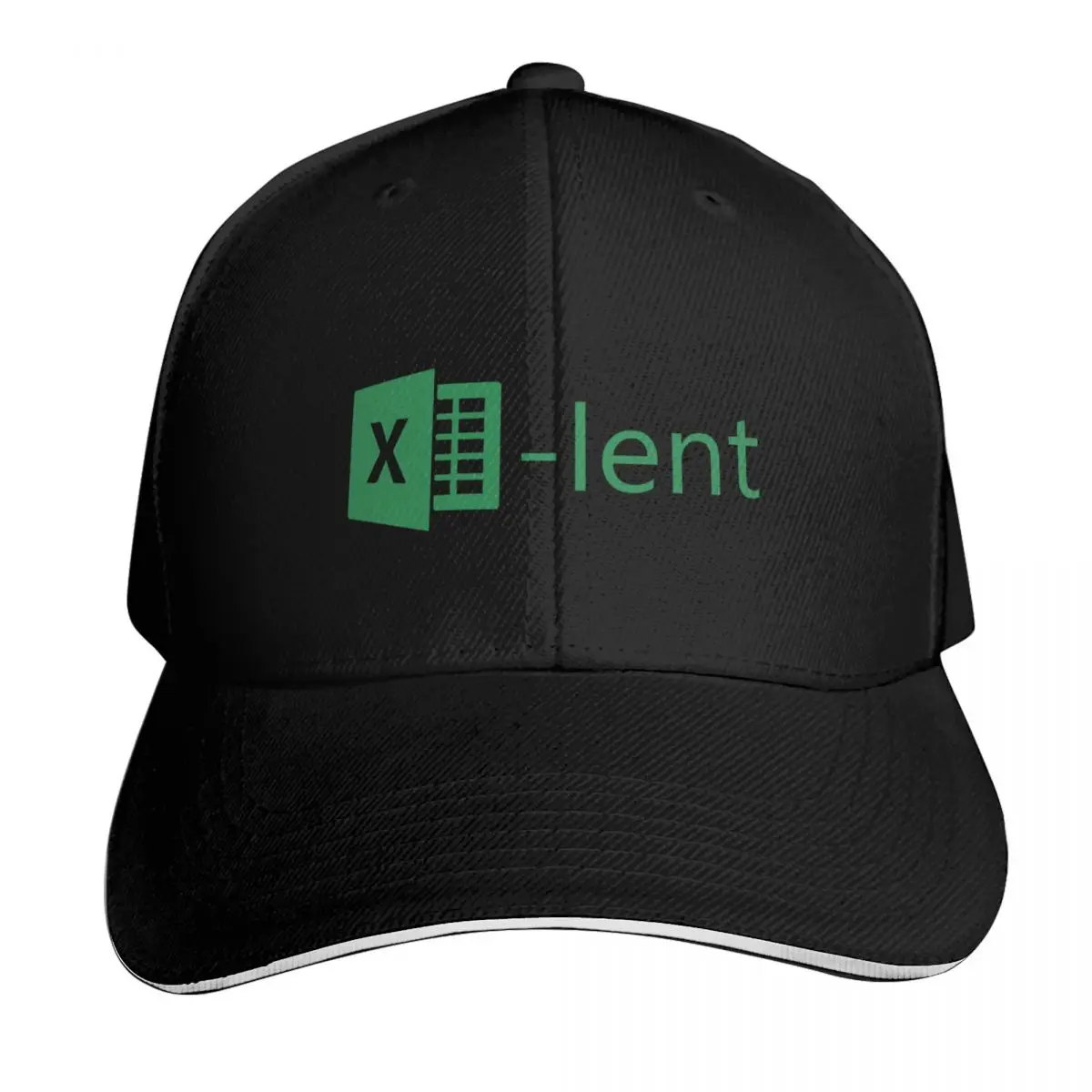 Excel-lent Baseball Cap Six Panel Structured Crown Sun Protection UPF 50+ Breathable Mesh Back