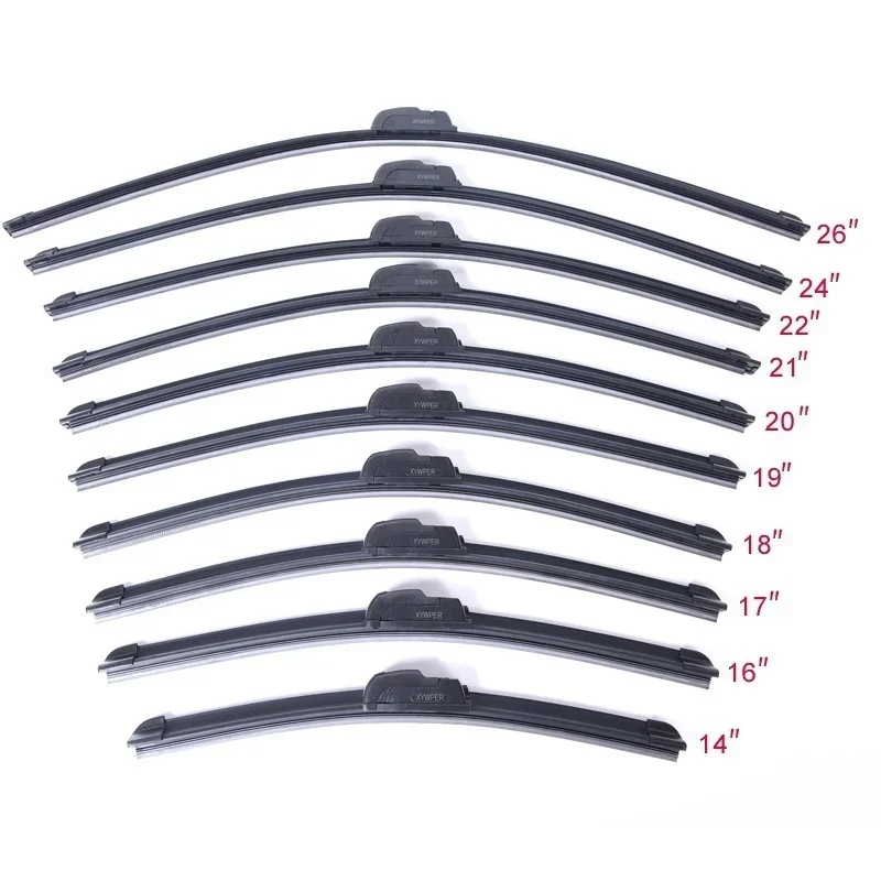 Suitable for 99% Windshield Wipers, Automotive Factory Specific Boneless Silent Universal Original Wiper Blade Rubber Strip,