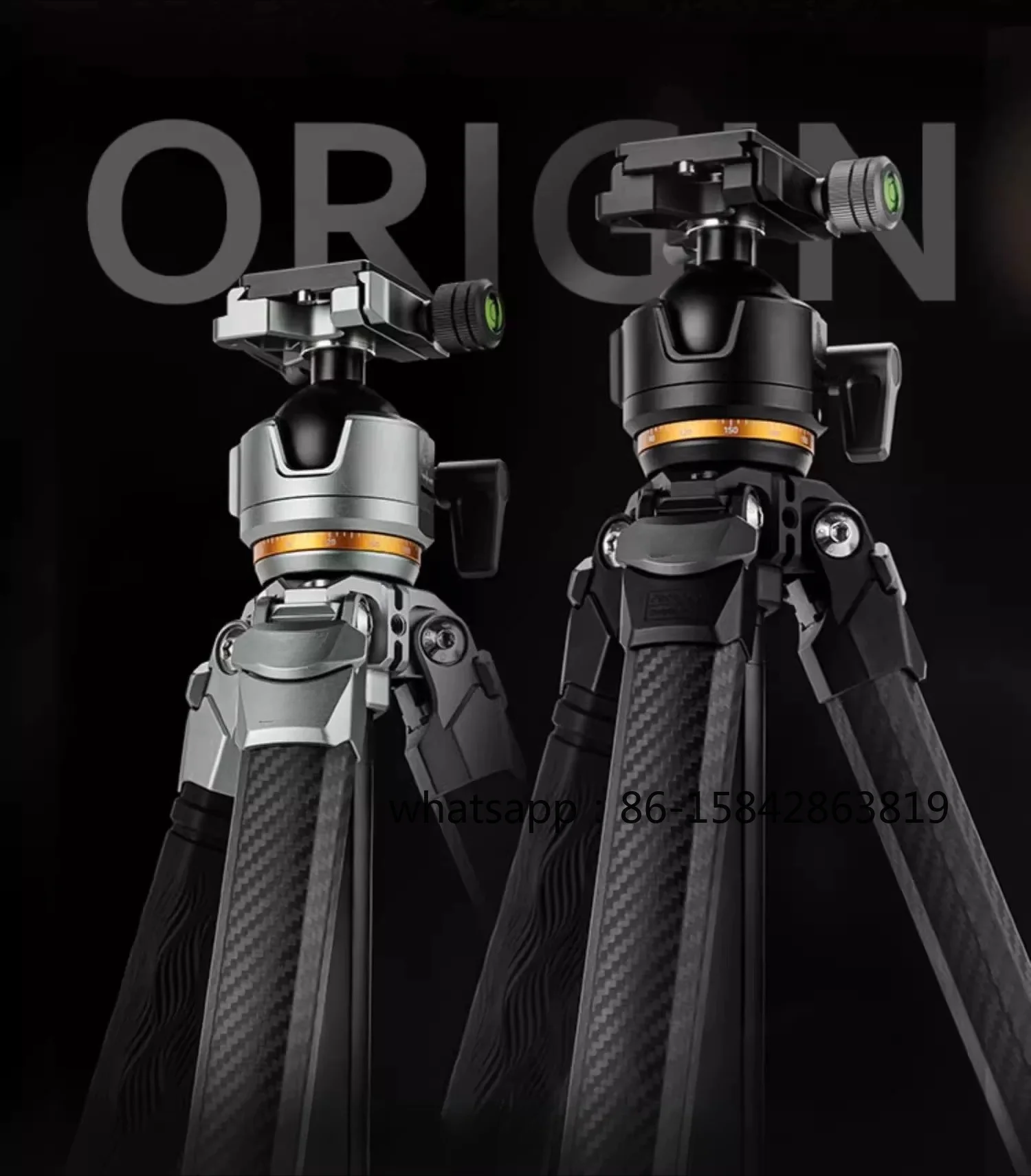High-end Carbon Fiber Tripod Camera SLR, Professional Landscape Camera Bracket Outdoor Portable Special-shaped Foot Tube
