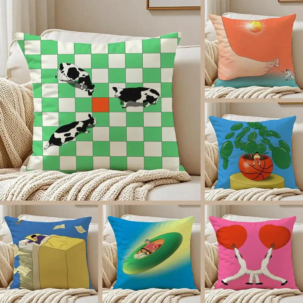 Daydream C-Choi H-HaeryungS Cushion Cover Pillowcase Anti-dustmite living Room Sofa Decor Cushion Room