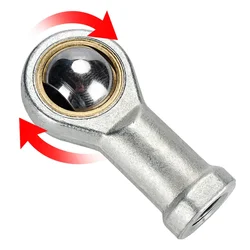 Fisheye Joint Female Piston Rod End Ball Head Universal Pneumatic Cylinder U Fitting Mounting Knuckle Bearing Internal Thread