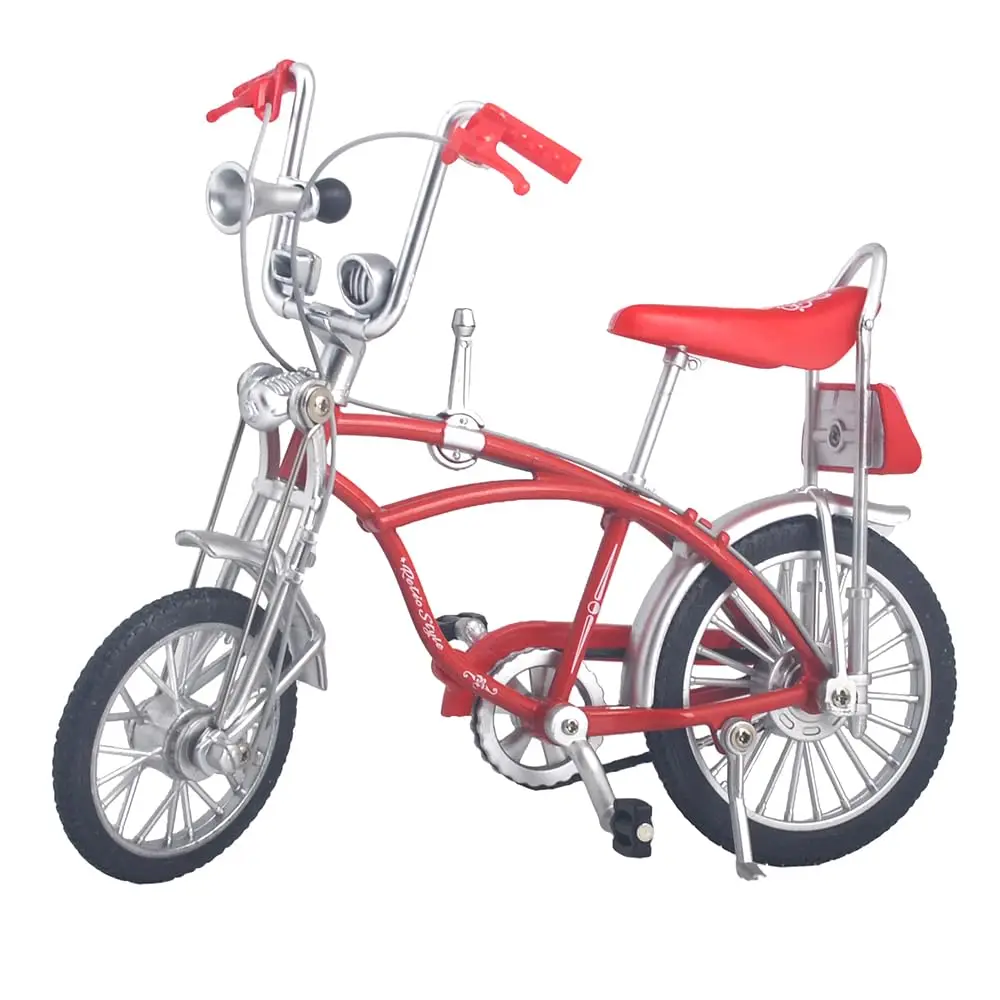 AliExpress Retro Bicycle Model Ornament for Kids Vintage Metal Desktop Mini Retro Style Alloy Classical Bike ToyVintage Metal Bicycle