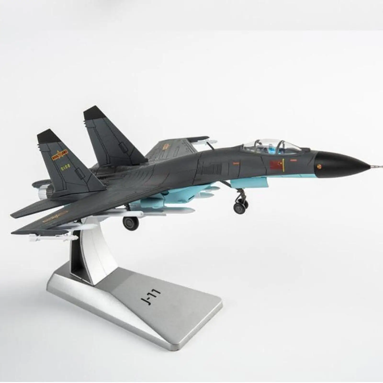 

1/100 Scale Fighter Model with Stand Plane Model for Bookshelf Cafe Office