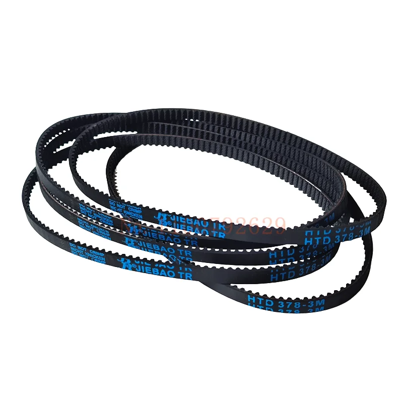 HTD 3M Timing belt C= 372 375 378 381 Width 6/9/10/12/15mm Teeth 124 125 126 127 HTD3M Synchronous 372-3M 375-3M 378-3M 381-3M
