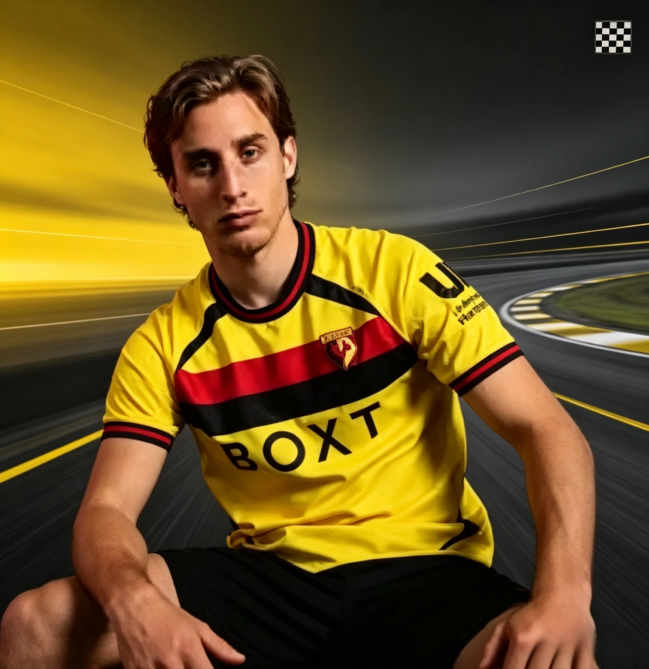 Watford 25/26 Season Home Style Fan Jersey Replica Quick Dry Print Sports Men's Football Short Sleeved Shirt Family Matching