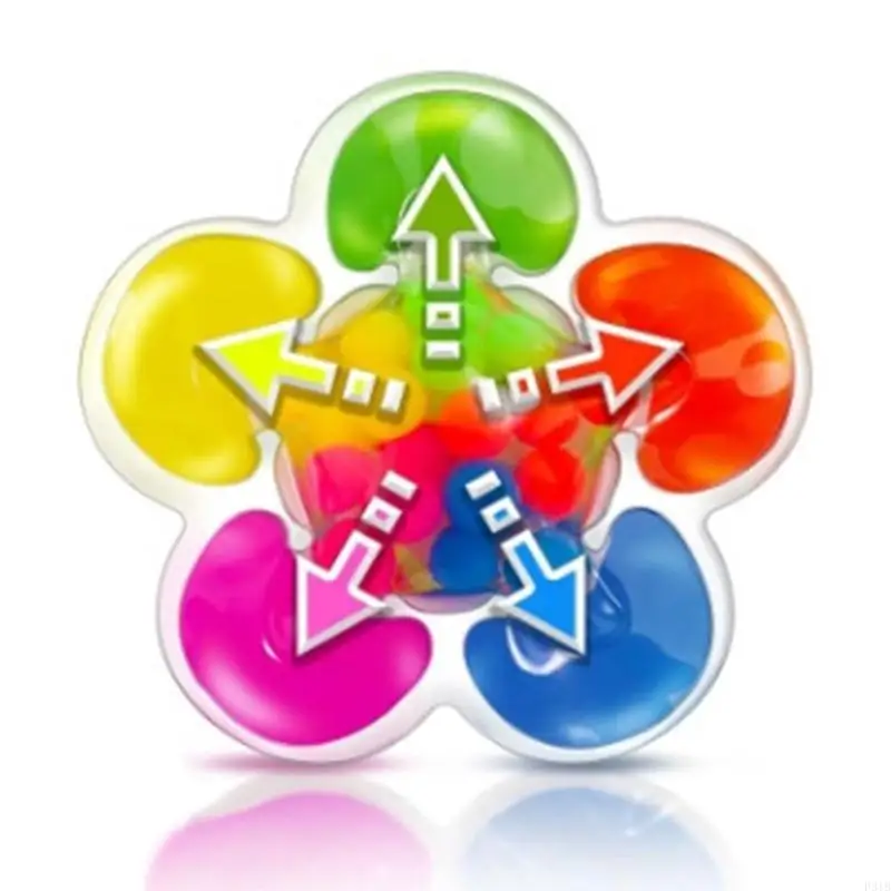 Kolorowe akcesorium zabawek Montessoris dla dzieci bezpieczne miękkie materiały sortowanie Gra promuje rozwój sensoryczny i się