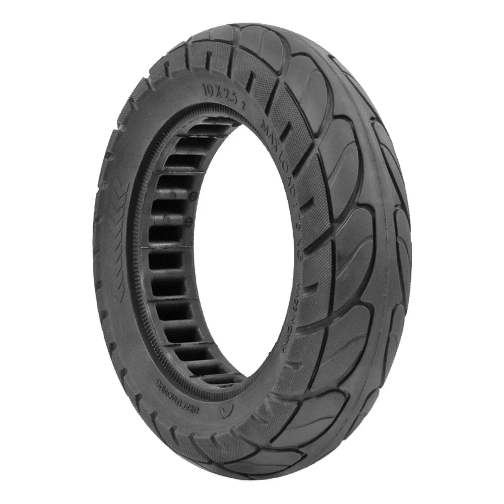 Electric Scooter 10x2.50 Solid Tire Rubber Tyre For Xiaomi M365 Pro 1S Electric Kick Scooter Anti-ExplosionTubeless Tires Parts