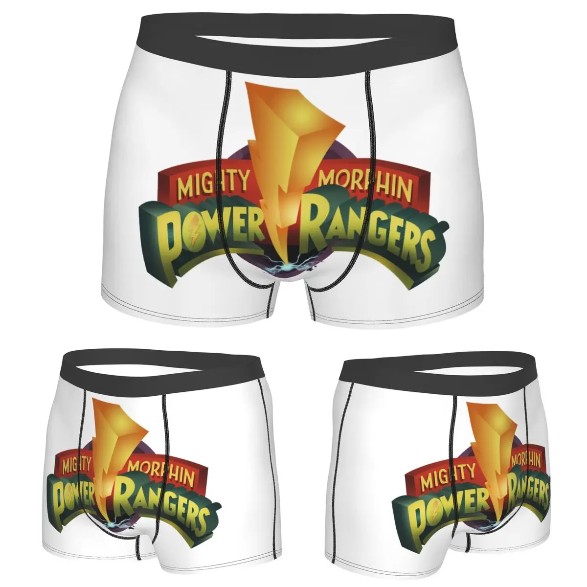 

Boxer Underpants Shorts Mighty Morphin Power Ranger Panties Male Comfortable Underwear for Homme Man Boyfriend Gift