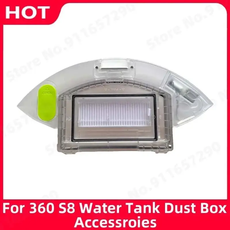 Для 360 S8 резервуар для воды, детали пылесборника, пылесос, робот-пылесборник с аксессуарами для фильтров