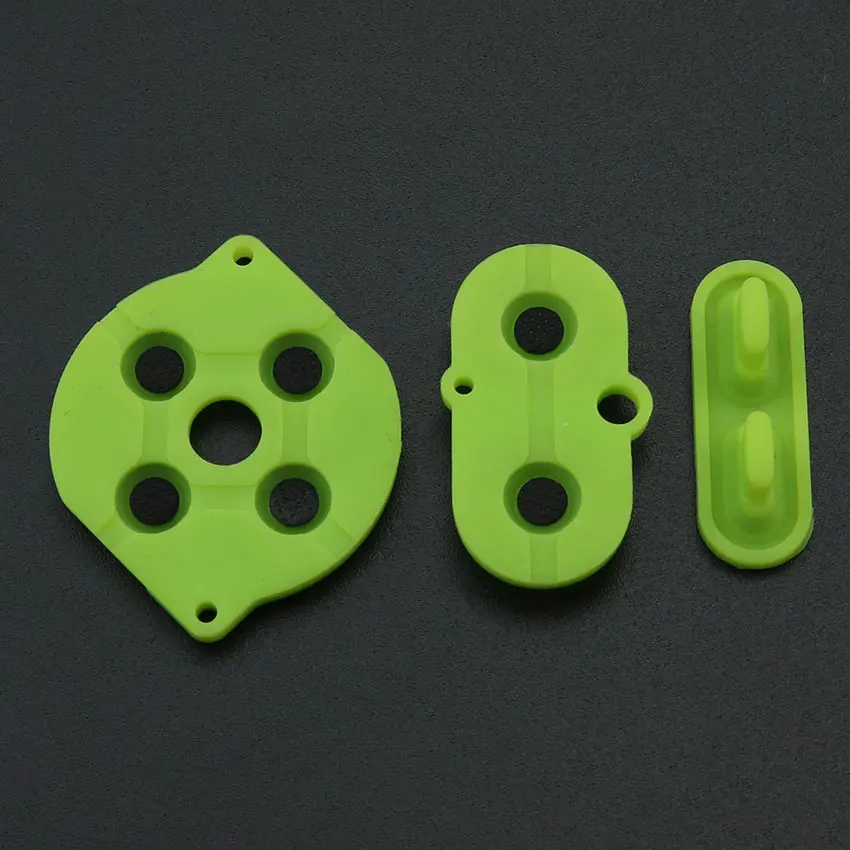 1 Set of Color Rubber Conductive Buttons A-B D-pad for 10 Colors FOR GBC Silicone Conductive Start Select Keyboard