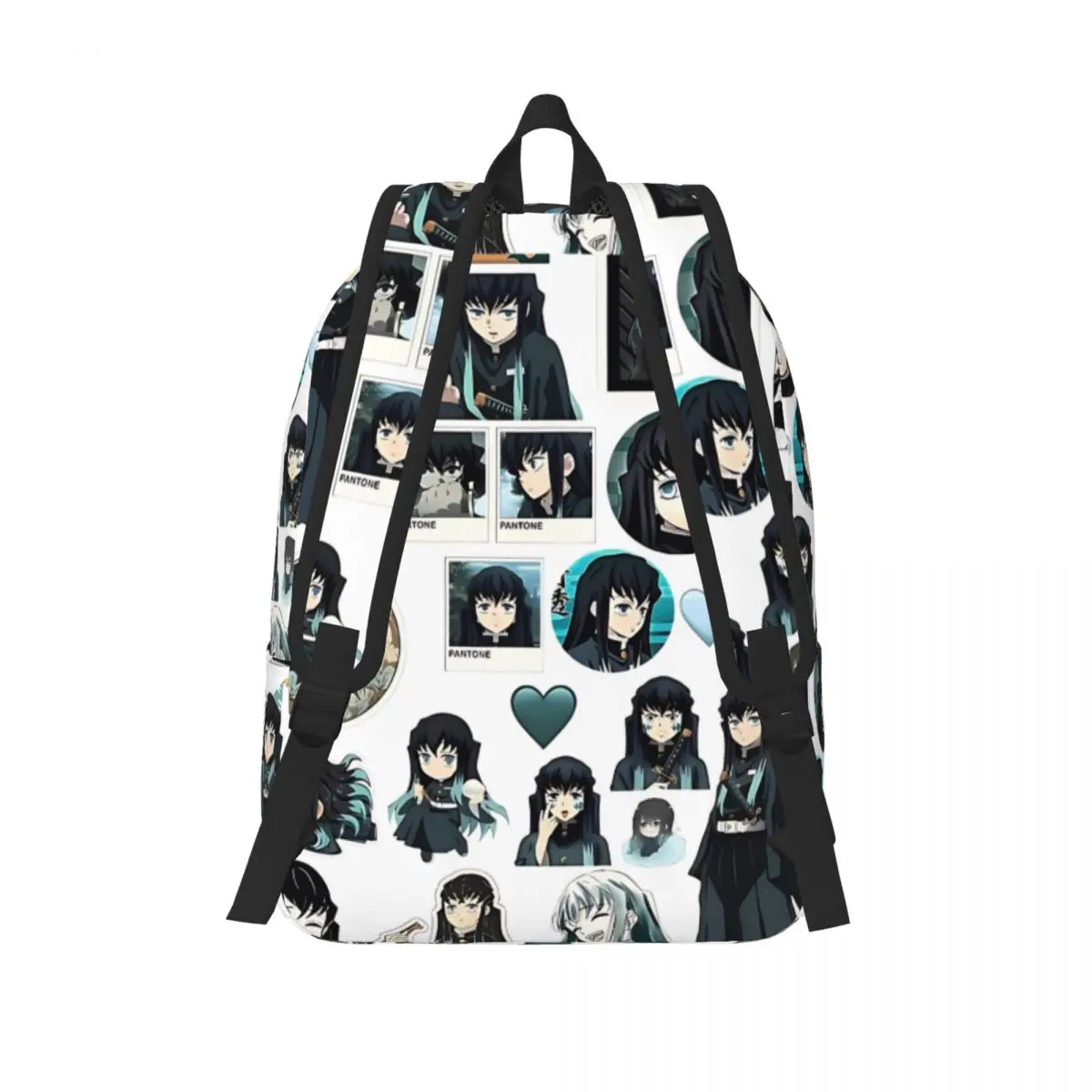 Plecak Demon Slayer Muichiro Tokito, stylowy plecak outdoorowy, plecak szkolny, do pracy, przewiewny plecak dzienny dla mężczyzn i kobiet, torba na laptopa, torba na ramię.