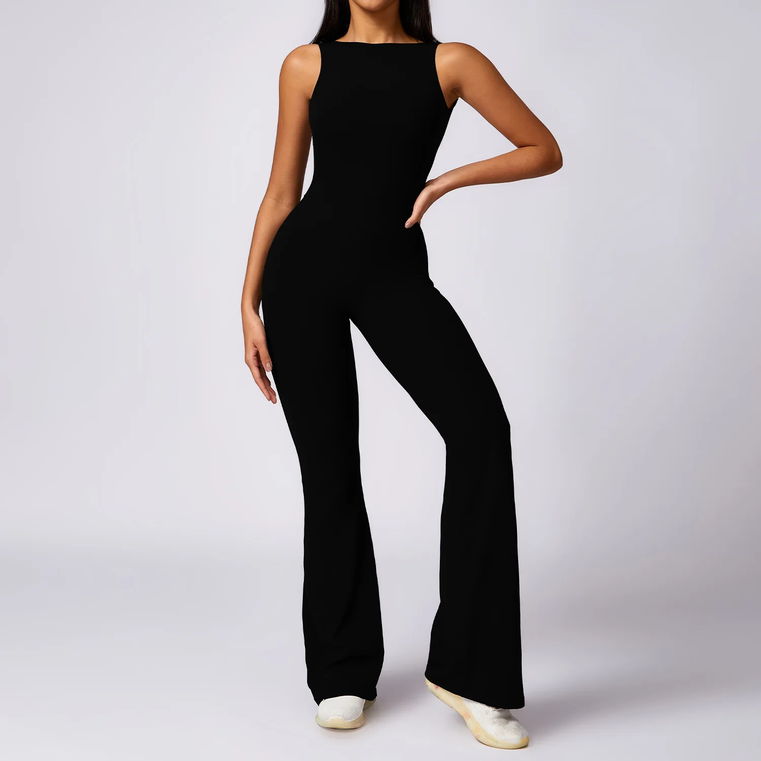 Sexy Women Training Yoga Set Sportswear Women One Piece Jumpsuit Fitness Rompers Female Workout Legging Bodysuits Gym Clothes image 2