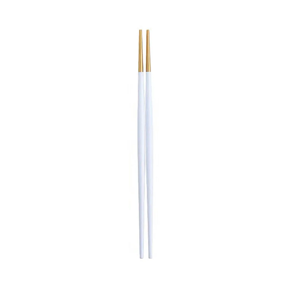 

Stainless Steel Chopsticks Japanese Style Pointed Ends Non-Slip Tableware for Home Restaurant Cooking Sushi Hot Pot
