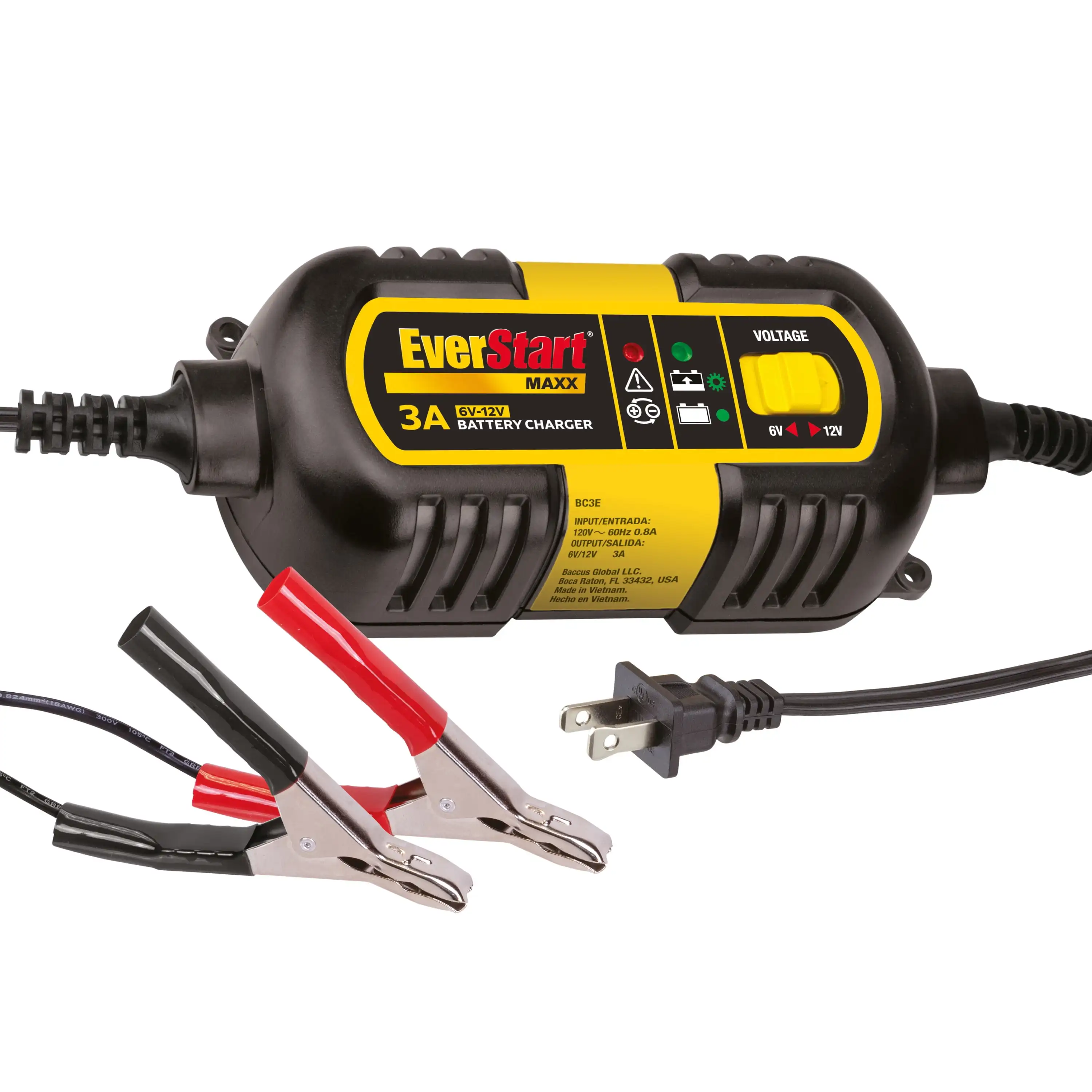 

3 Amp 6V/12V - New