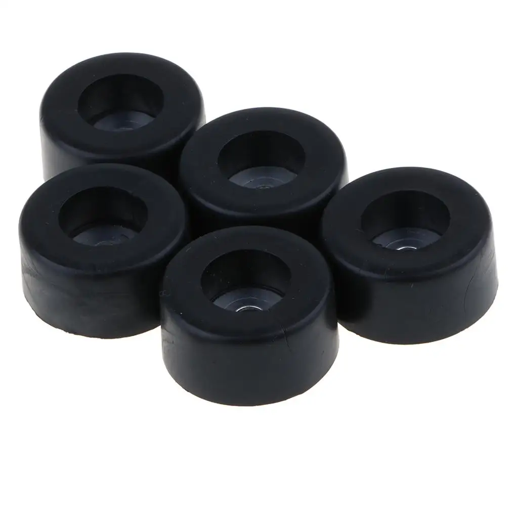 Lovoski 5Pcs Rubber Feet for Guitar Amplifier, Speaker Cabinet etc. 38x19mm