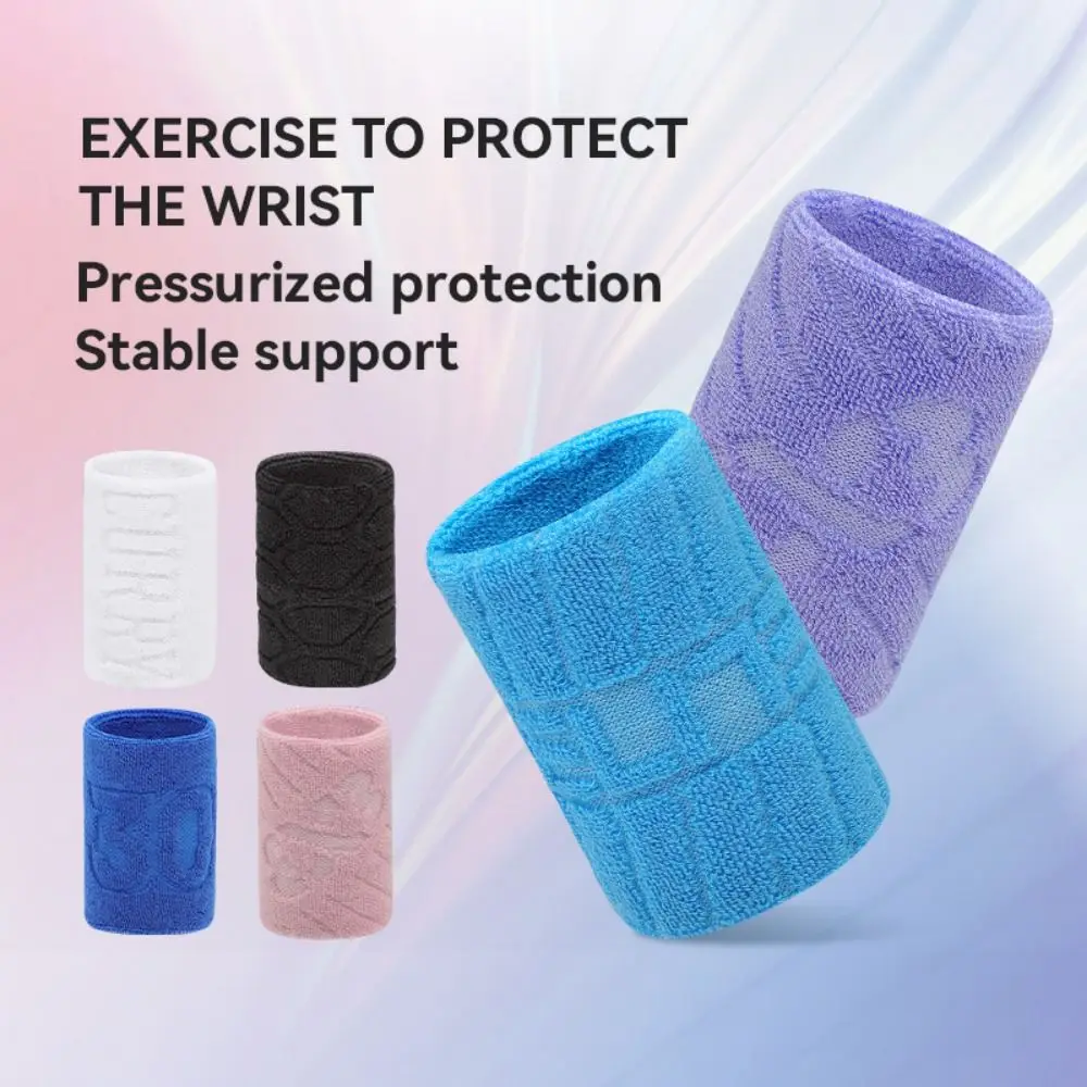 Fashion Sports Wrist Sweatband Colorful High Elastic Comfortable Anti-Pressure Protection Athletic Wristbands