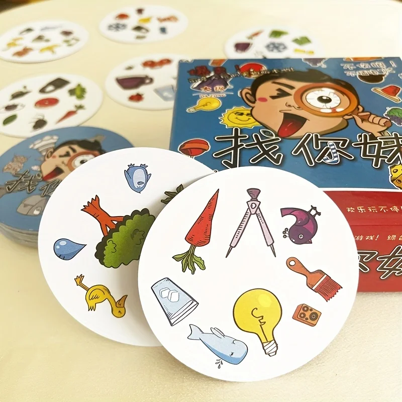 

Найдите матч! Веселая семейная карточная игра - соревнуйтесь на скорость, найдя одинаковый символ между любыми двумя картами.