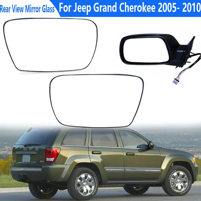 

Car Heated Rearview Mirror Glass Accessories For Jeep Grand Cherokee WH 2005 2006 2007 2008 2009 2010