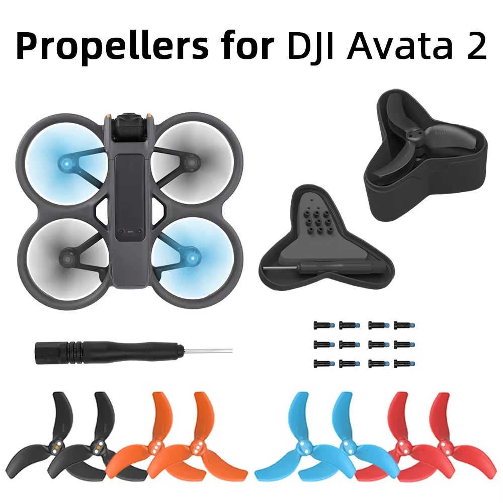 

Propellers For DJI Avata 2 Drone Blade Light Weight Wing Fan Replacement Spare Parts For Avata 2 Accessory Colorful Paddles