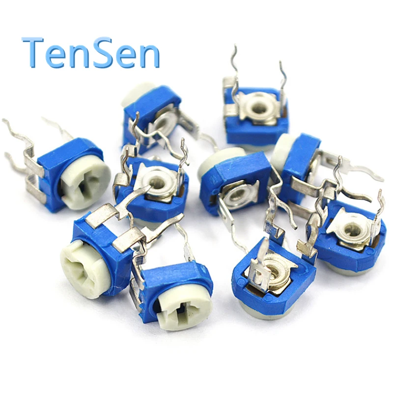 20pcs RM065 RM-065 Series 100 200 500 1K 2K 5K 10K 20K 50K 100K 200K 500K 1M Ohm Trimpot Trimmer Potentiometer Variable Resistor