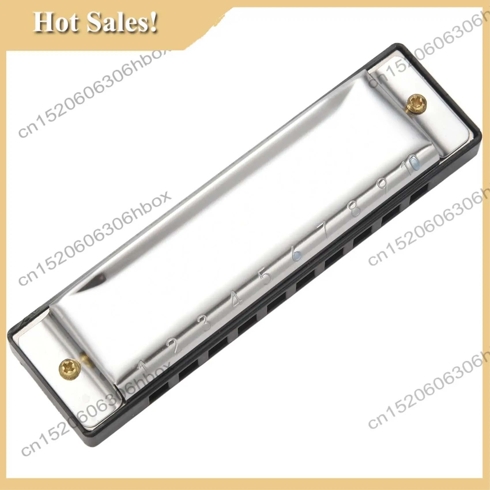 -HOPE 10 Holes Blues Harmonica Musical Instrument Stainless Steel Mouth Organ For Children Gifts