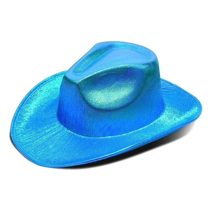 Cool Hat Glinting Cowboy Hat for Carnivals Music Festival