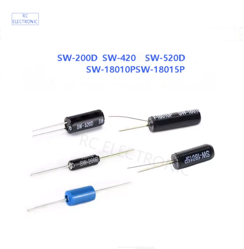 10PCS SW-420 SW-200D SW-520D SW-18010P SW-18015P SW-18020P Vibration Switch Spring Switch Vibration Sensor Type