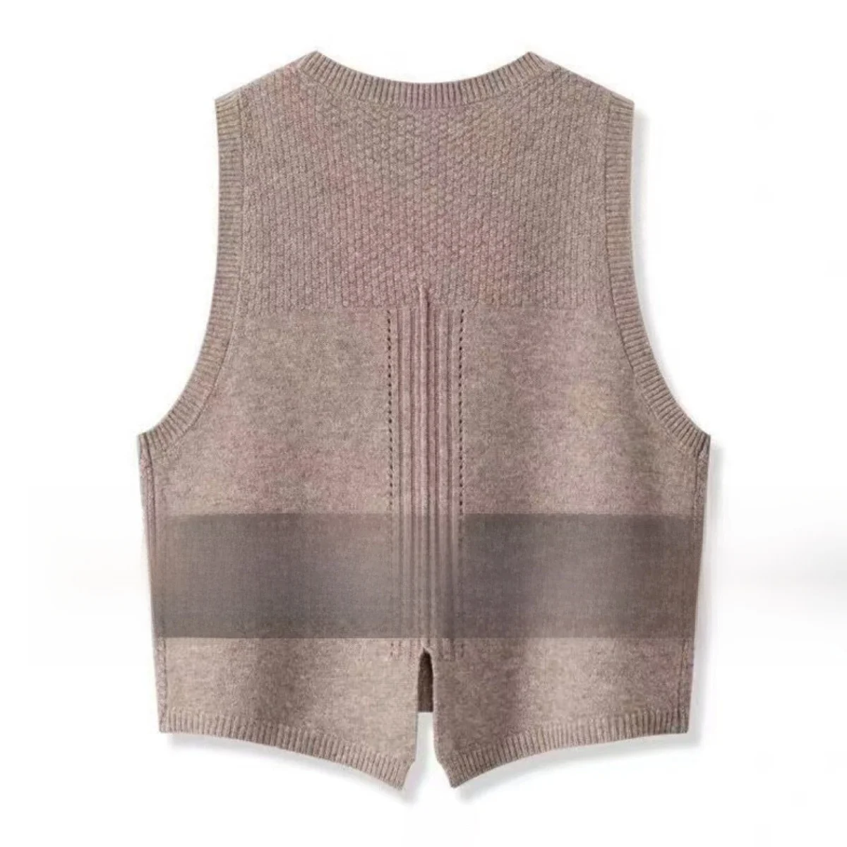 00% Pure Camere vrouwen ronde Ne Vest Gebreide Wollen Trui Bovenkleding Herfst Winter Nieuwe Sle Faion Dames Vest top