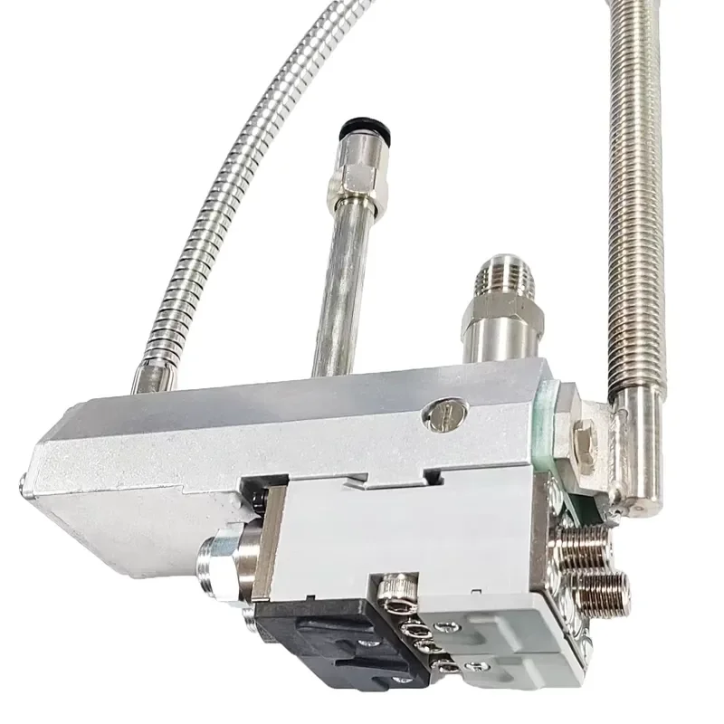 Electric Fully Automatic Industrial Hot Melt Adhesive Spray Gun with Stainless Steel Nozzle and Fixed Wax Core